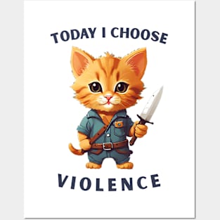 VIOLENCE KITTEN Posters and Art